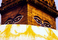Buddha Eyes Katmandu Nepal 1995