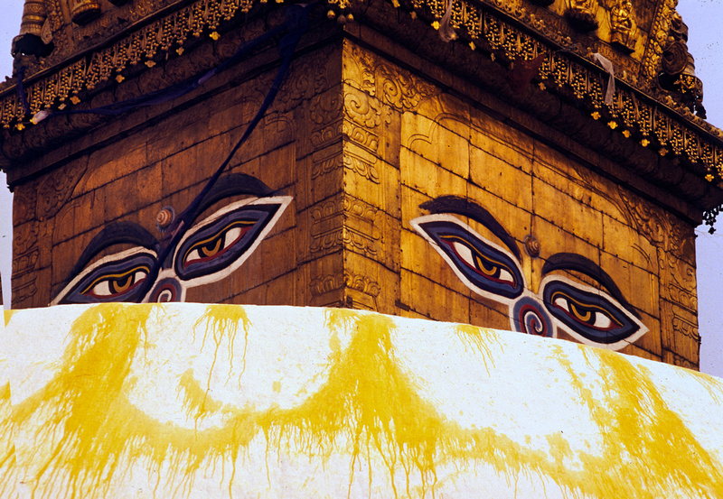 Buddha Eyes Katmandu Nepal 1995