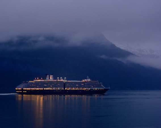 Cruise Ship Glacier Bay Alaska
