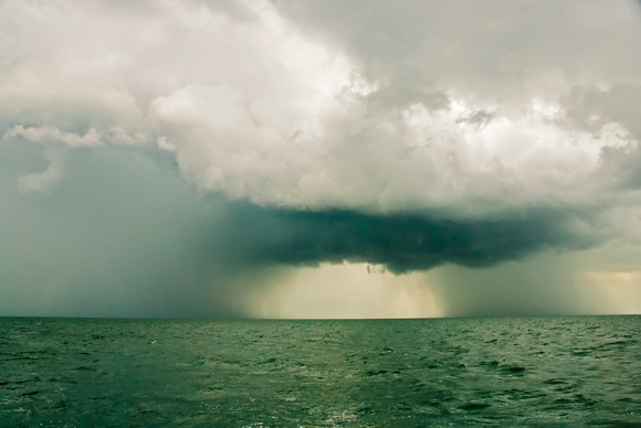 Interesting Cloud Formation Storm At Sea