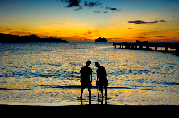 Mayreau Island  Grenadines Sunset